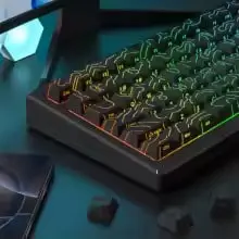 Linear mechanical keyboard switches with smooth keystroke and silent operation, ideal for gaming and fast typing.
